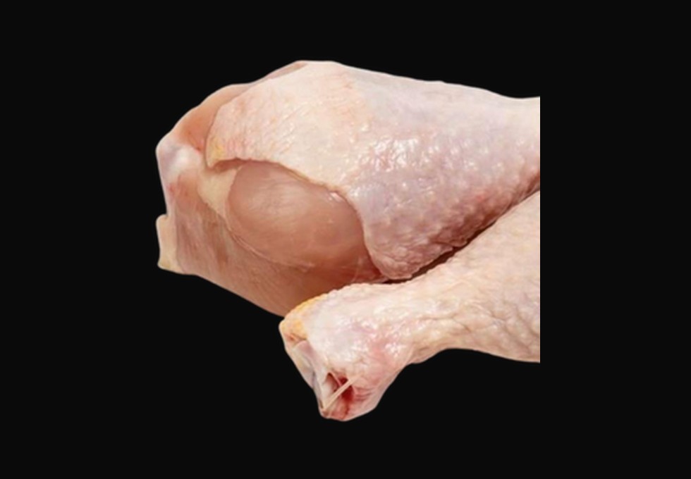 Muslo bajo de pollo congelado